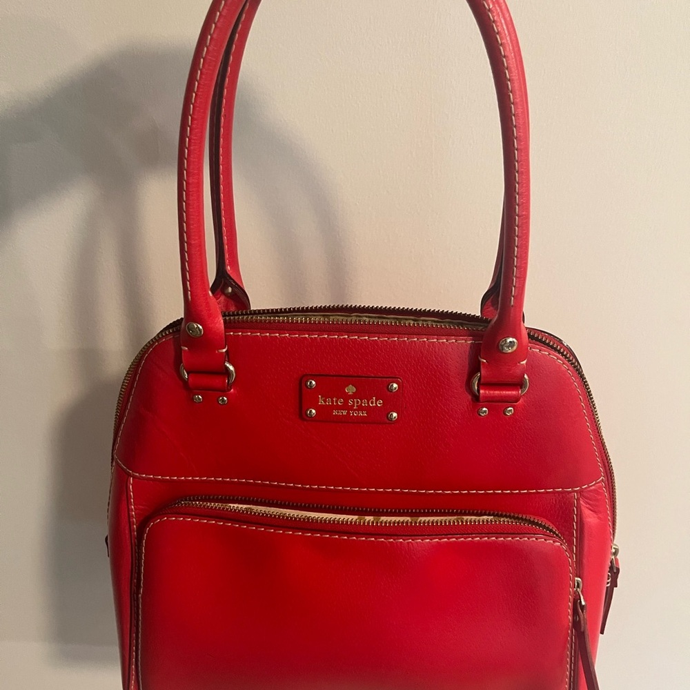 Kate Spade Cherry Red Satchel - Picture 5 of 5